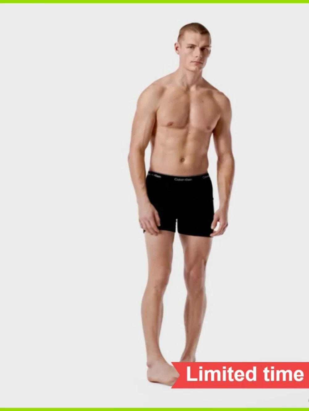 Men's Cotton Boxer Briefs 3-Pack, Moisture Wicking, Supportive Fit